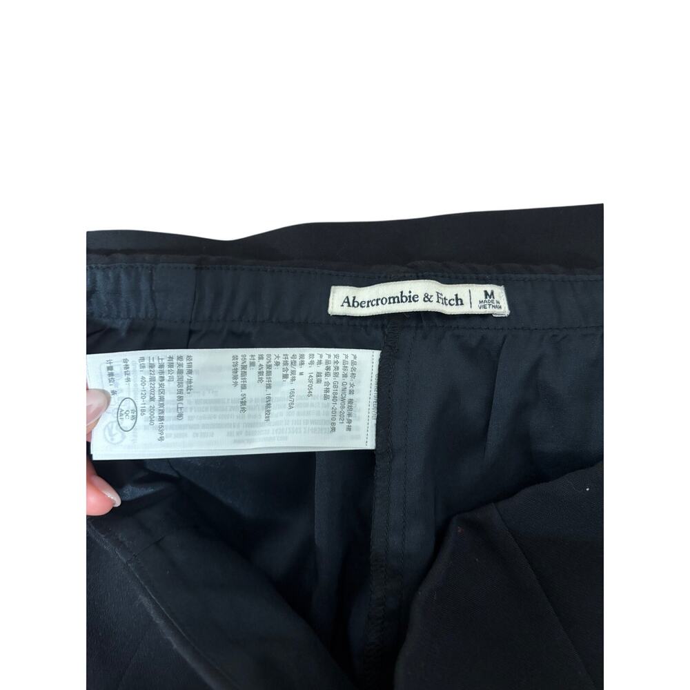 Abercrombie & Fitch Womens Black Tailored A-Line Mini Skort Size M - Picture 8 of 8